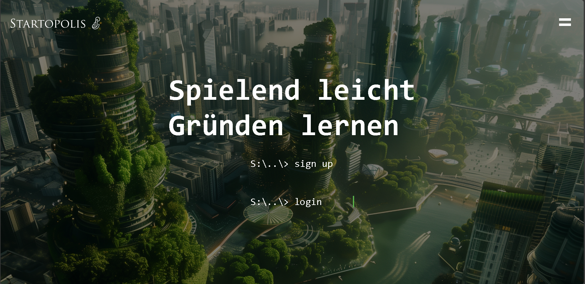 Startopolis Anmeldung